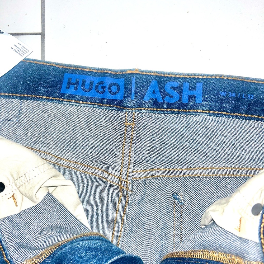 HUGO BOSS Denim Ash Jeans with Blue Label